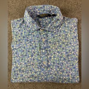 Polo Golf Ralph Lauren Men 100% Cotton S/S Floral Polo Shirt Size 2XL Multicolor